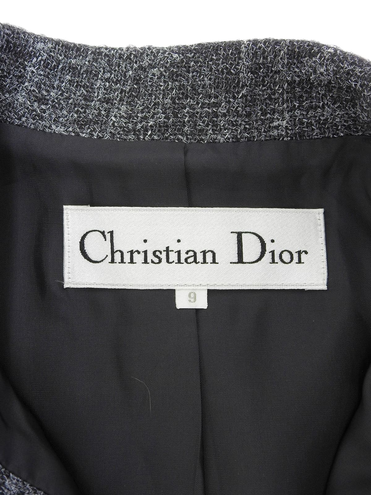 Grey wool short jacket