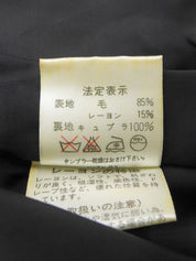 Grey wool short jacket