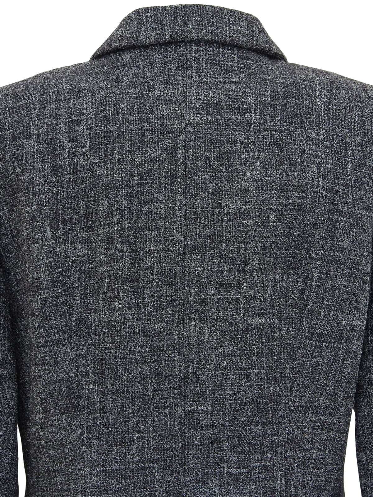 Grey wool short jacket