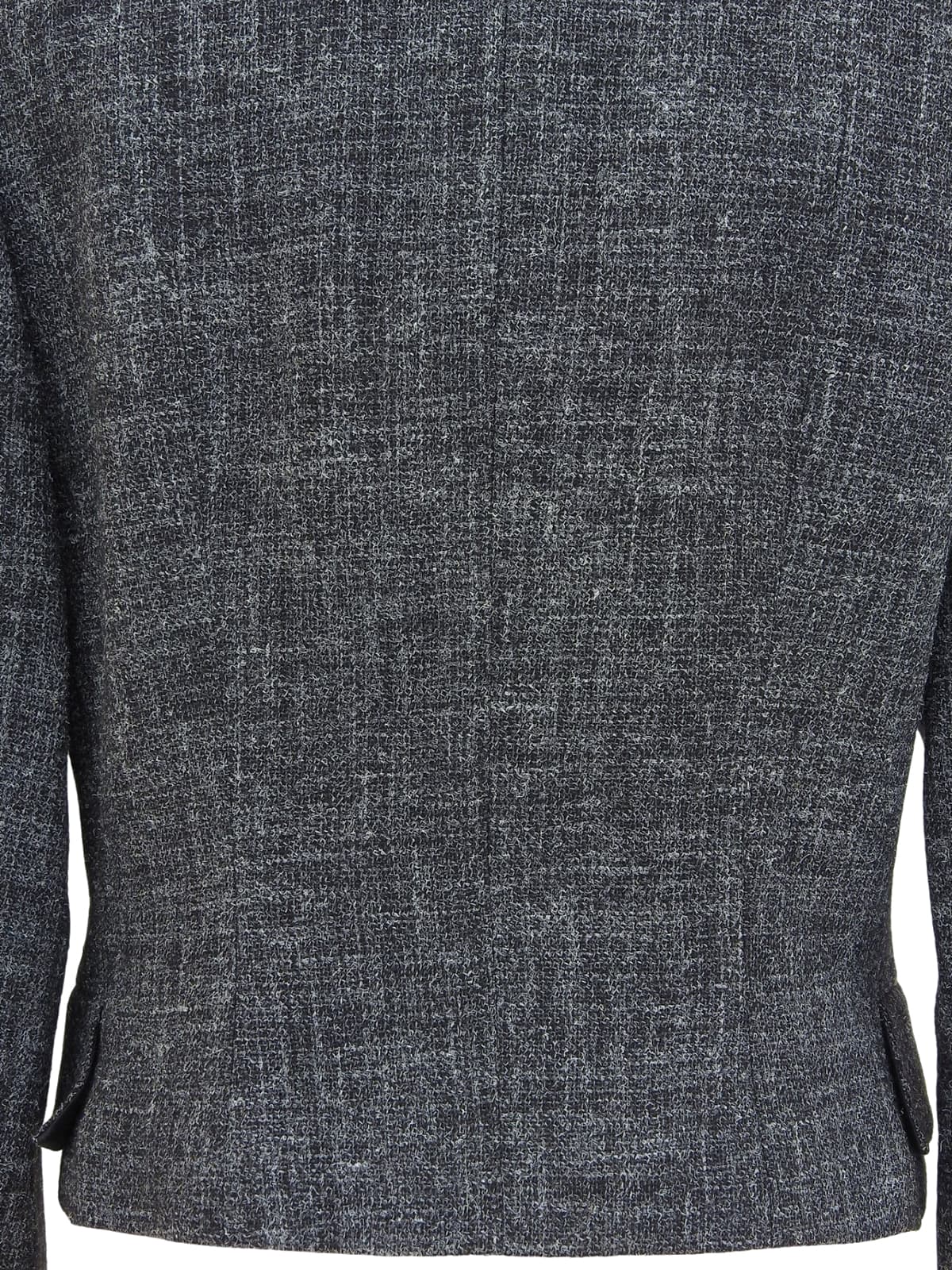 Grey wool short jacket