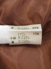 パデットロゴパターンジャケット ブラウン