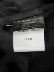 レザーロープベルトスカート ブラック