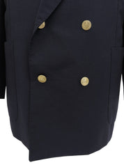 Logo Emblem Patch Jacket Navy