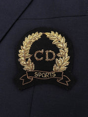 Logo Emblem Patch Jacket Navy