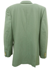 ロゴエンブレムワッペンジャケット ダスティグリーン