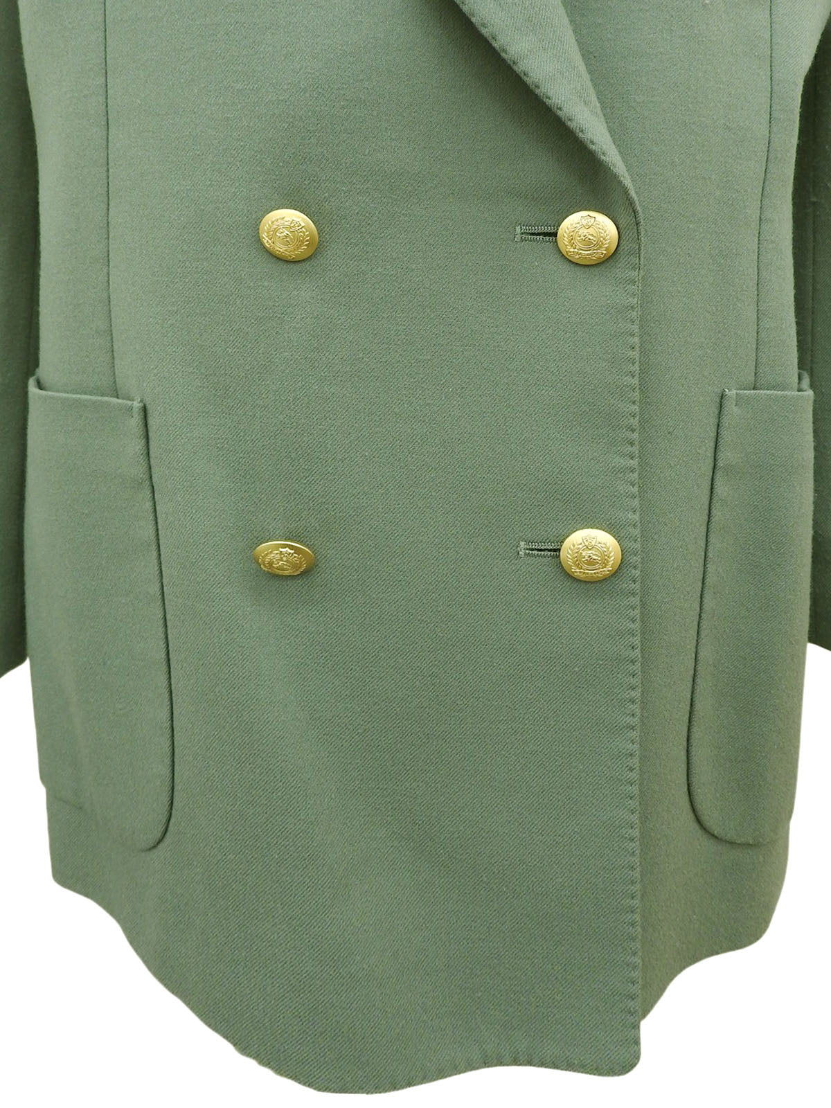 ロゴエンブレムワッペンジャケット ダスティグリーン