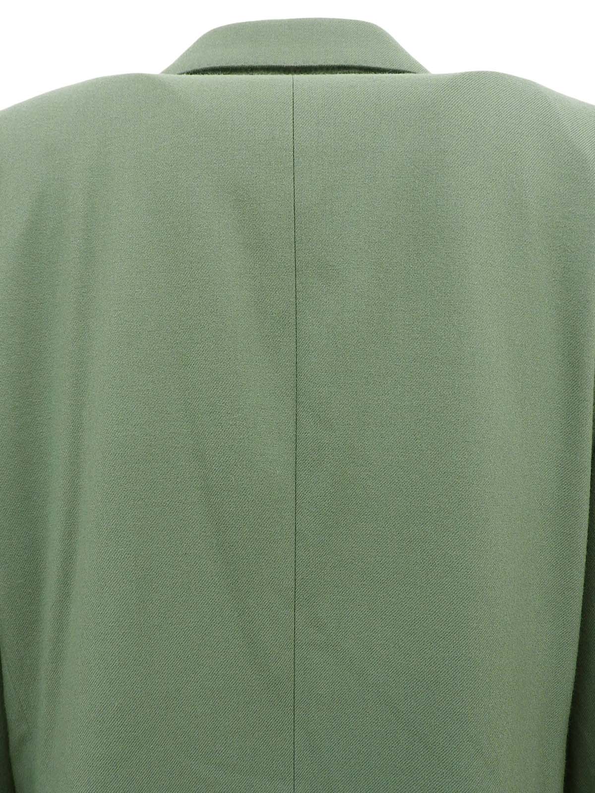 ロゴエンブレムワッペンジャケット ダスティグリーン