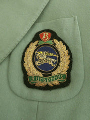 ロゴエンブレムワッペンジャケット ダスティグリーン