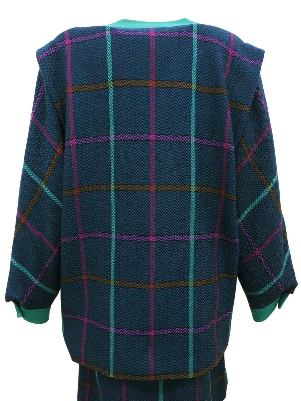 チェックパターンセットアップ グリーン/マルチ