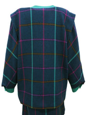 チェックパターンセットアップ グリーン/マルチ