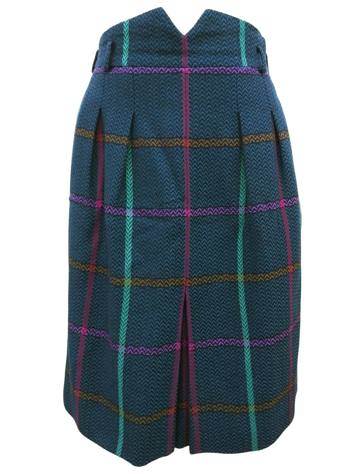 チェックパターンセットアップ グリーン/マルチ