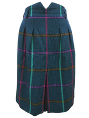 チェックパターンセットアップ グリーン/マルチ