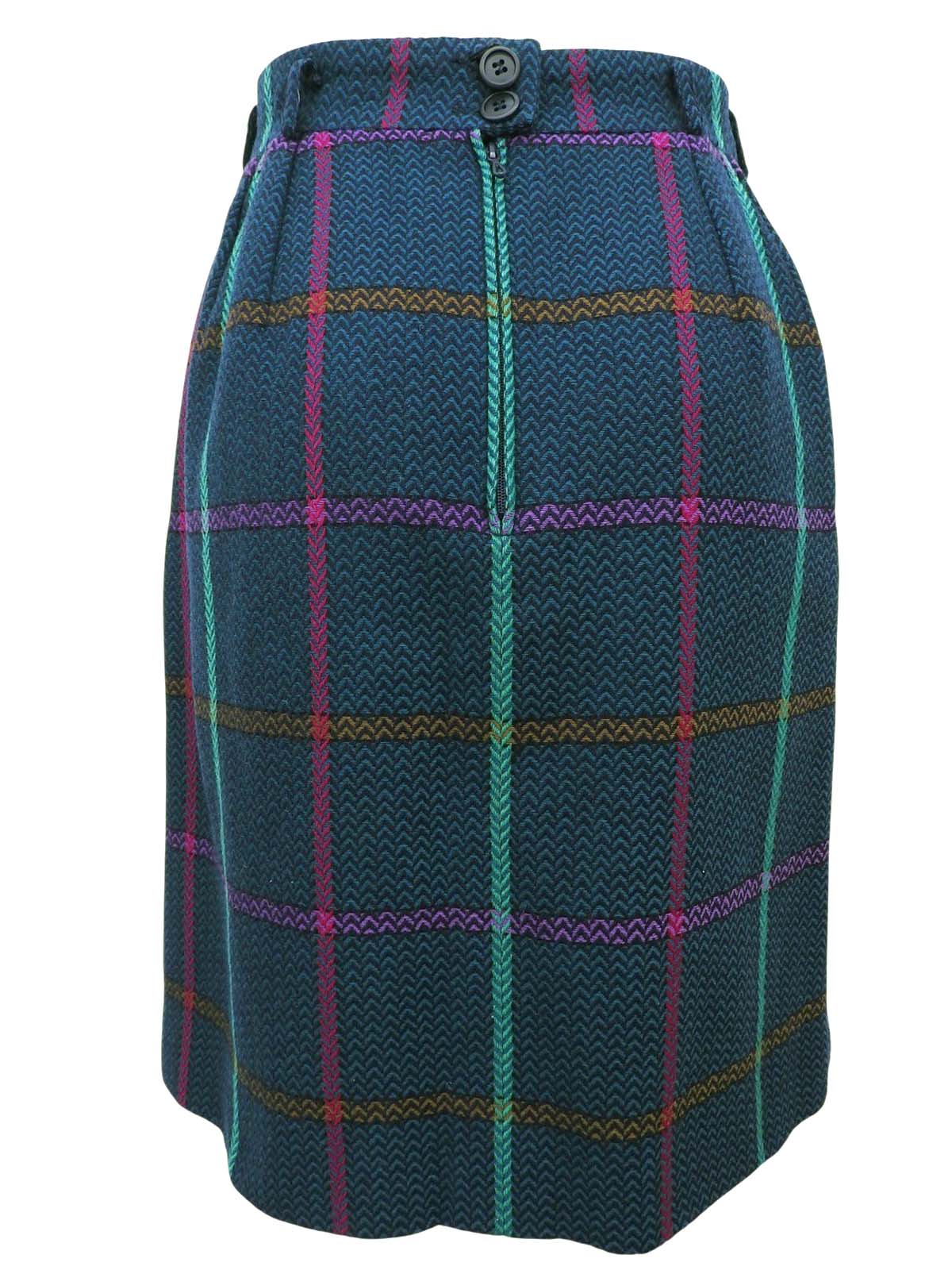 チェックパターンセットアップ グリーン/マルチ