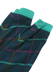 チェックパターンセットアップ グリーン/マルチ