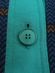 チェックパターンセットアップ グリーン/マルチ