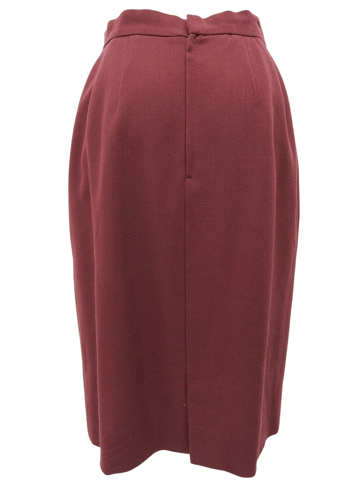 ウールベロアコンビセットアップ ボルドー/ブラウン