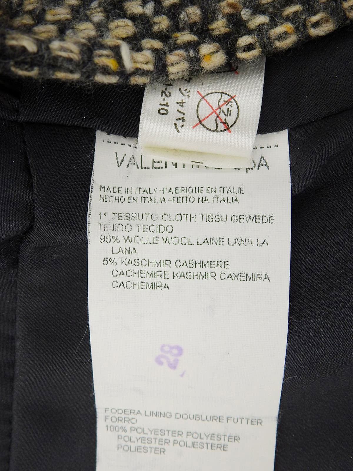 Fur Tweed Set-Up in Gray/Multi