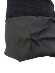 マカダムボタンノーカラーセットアップ ブラック