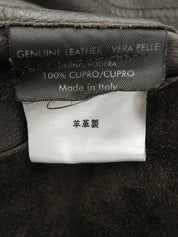 スエードセットアップ　ダークブラウン