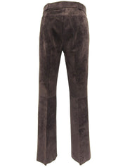 スエードセットアップ　ダークブラウン