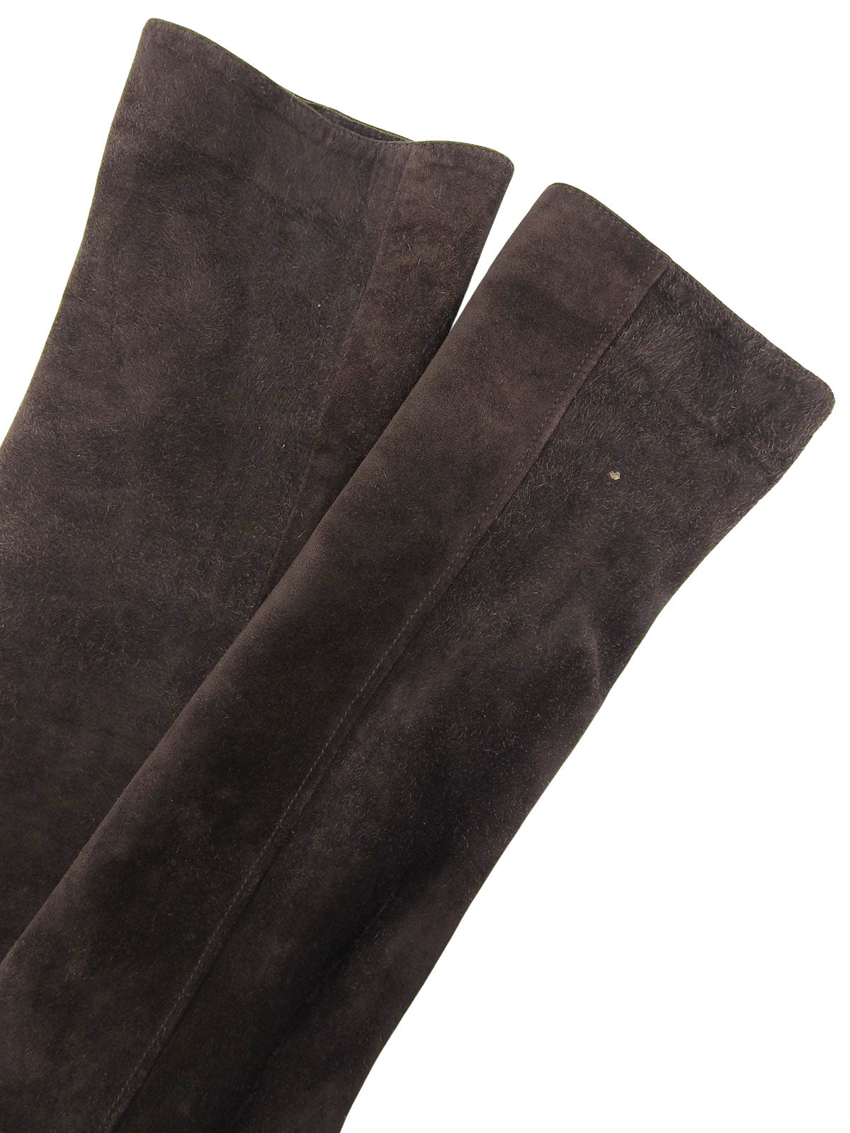 スエードセットアップ　ダークブラウン