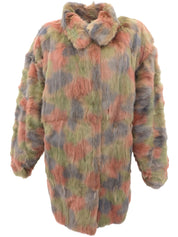 ファーデザインコート マルチ