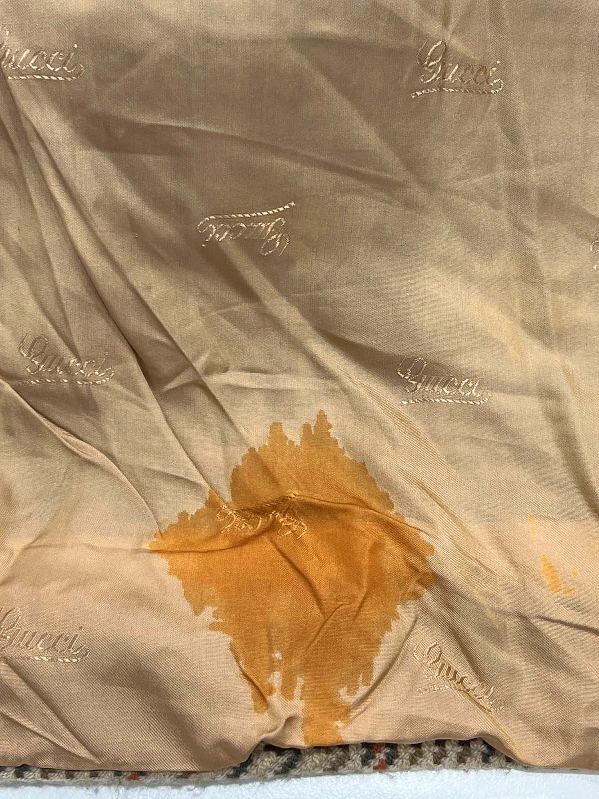 チェックパターンロゴボタンコート ベージュ/ブラウン