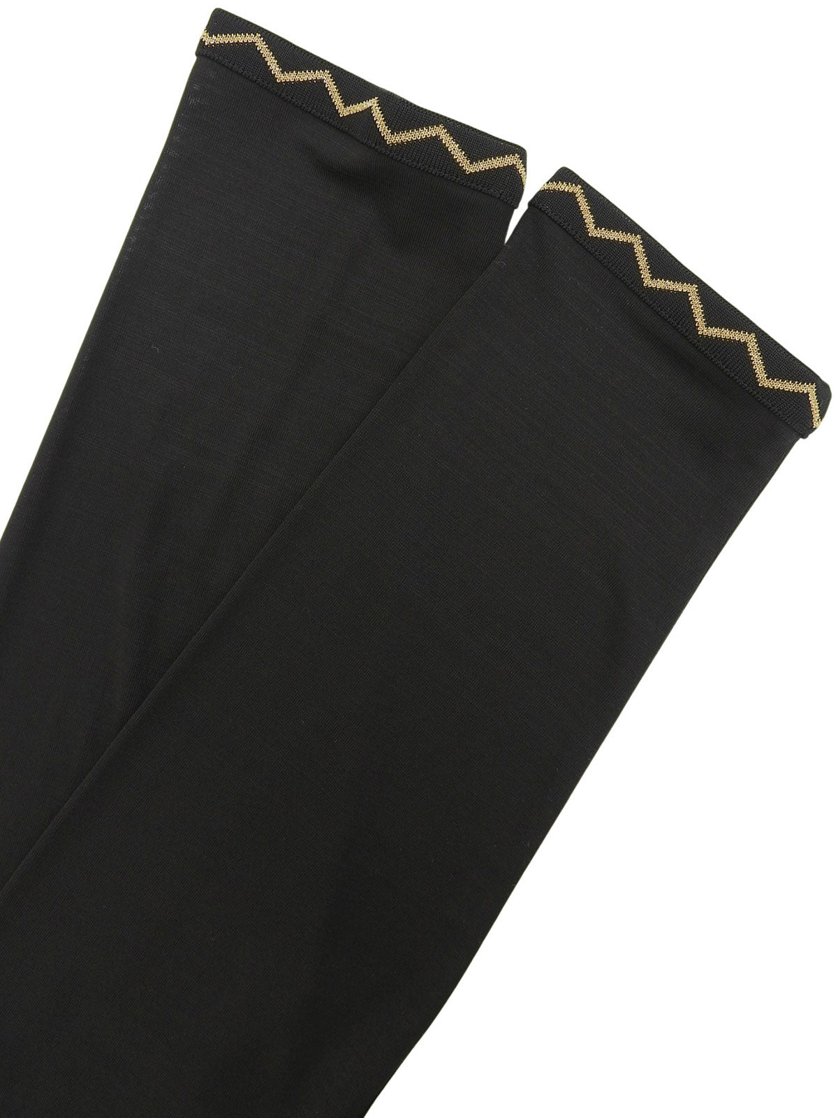 シースルーデザインカーディガン ブラック/イエロー