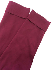 ウールロゴボタンニットジャケット ボルドー