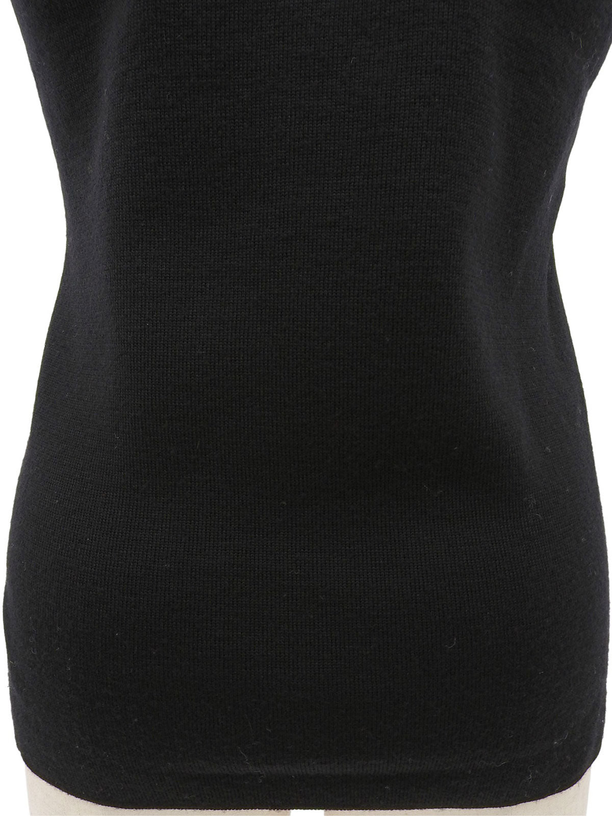 コインモチーフノースリーブトップス ブラック