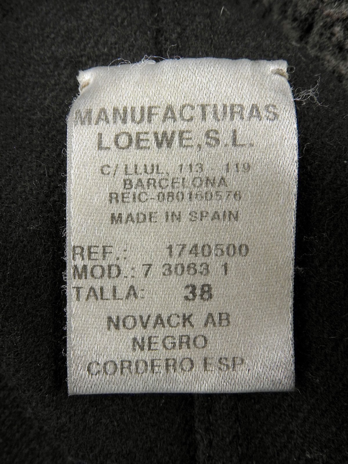 ムートンロゴボタンコート ブラック