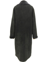 ムートンロゴボタンコート ブラック