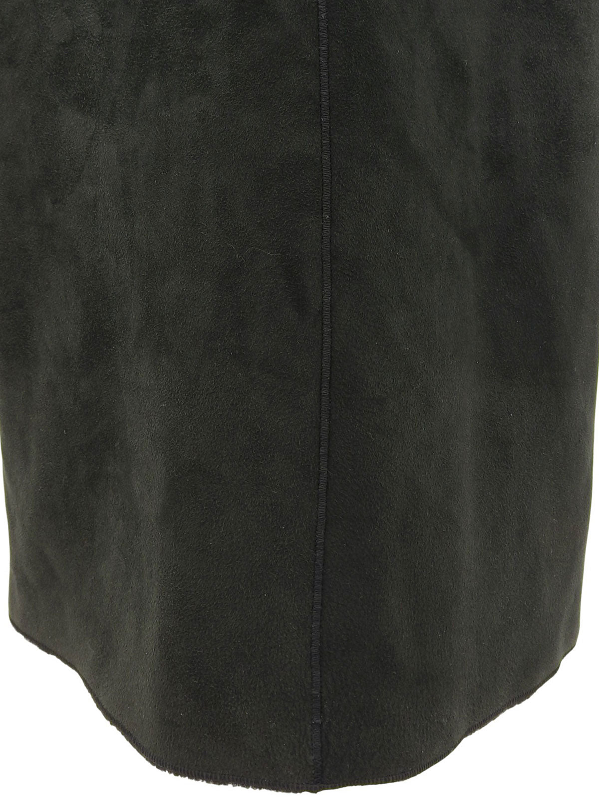 ムートンロゴボタンコート ブラック