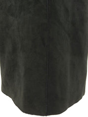 ムートンロゴボタンコート ブラック