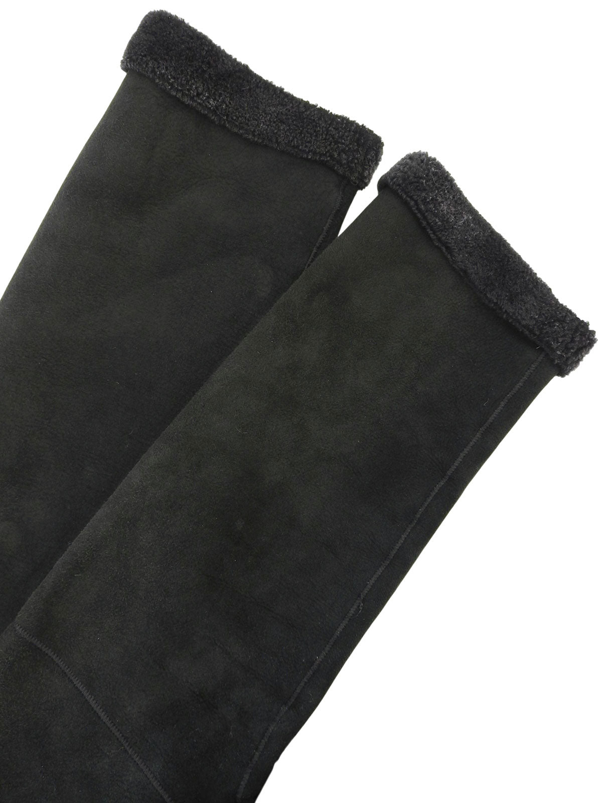 ムートンロゴボタンコート ブラック