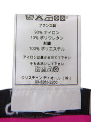 Heart logo embroidered French sleeve top in pink