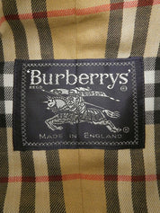 Nova Check Lining Trench Coat in Beige