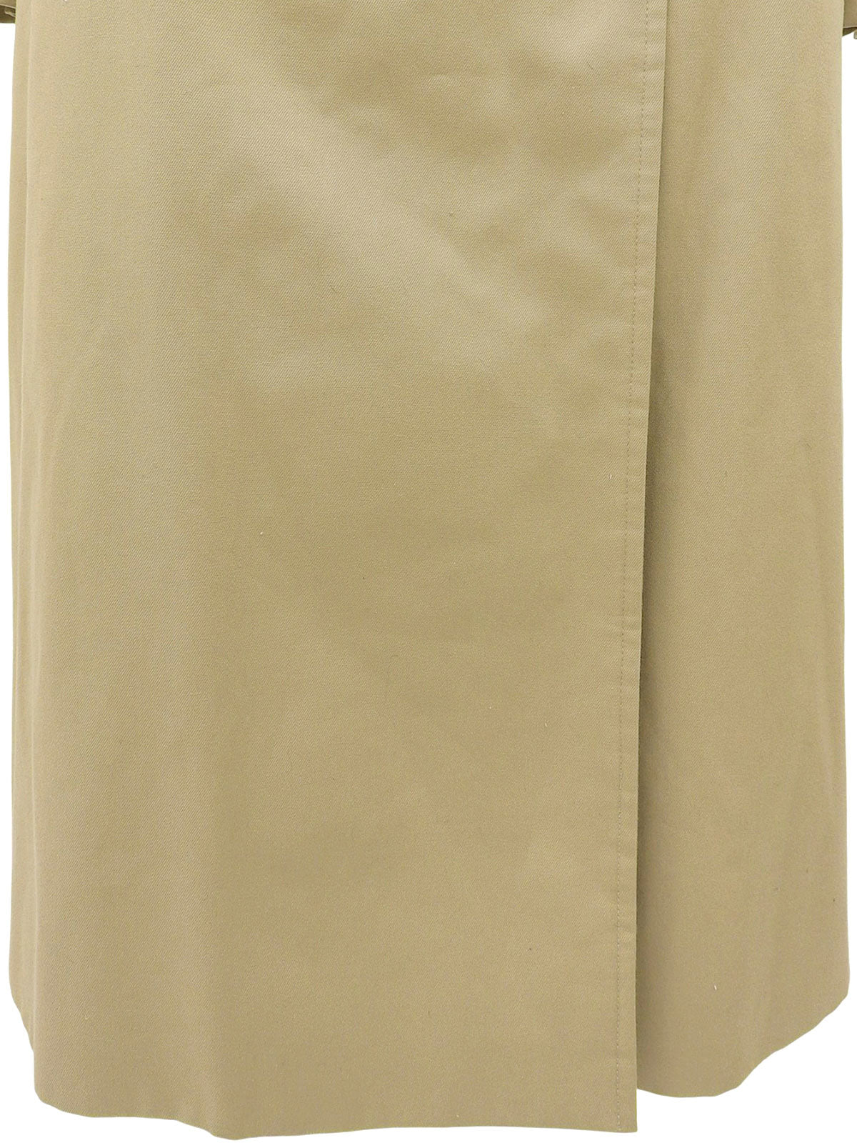 Nova Check Lining Trench Coat in Beige