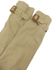 Nova Check Lining Trench Coat in Beige