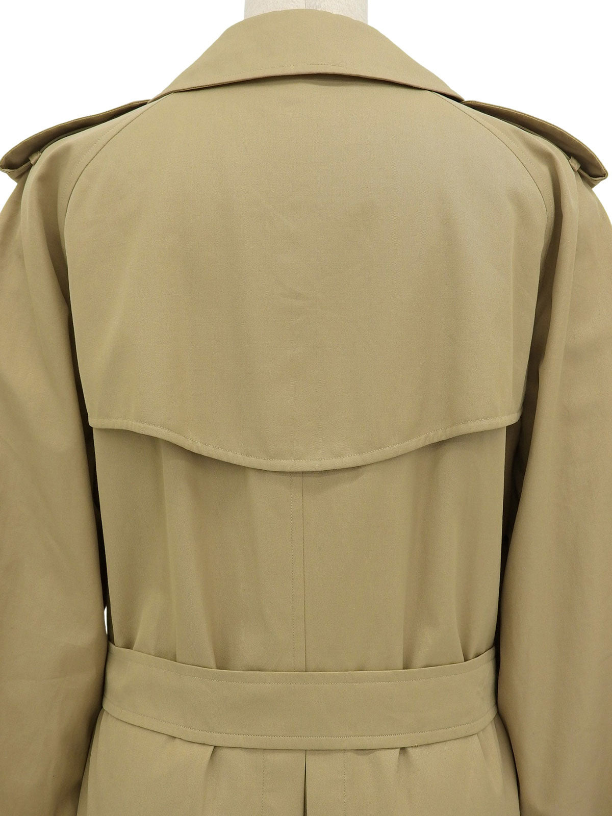 Nova Check Lining Trench Coat in Beige