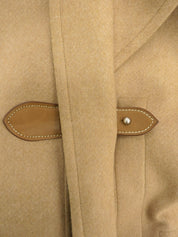 マルタン・マルジェラ期 カシミアレザートグルコート ベージュ