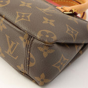2015 Canvas Monogram Nano Pallas Brown/Cerise