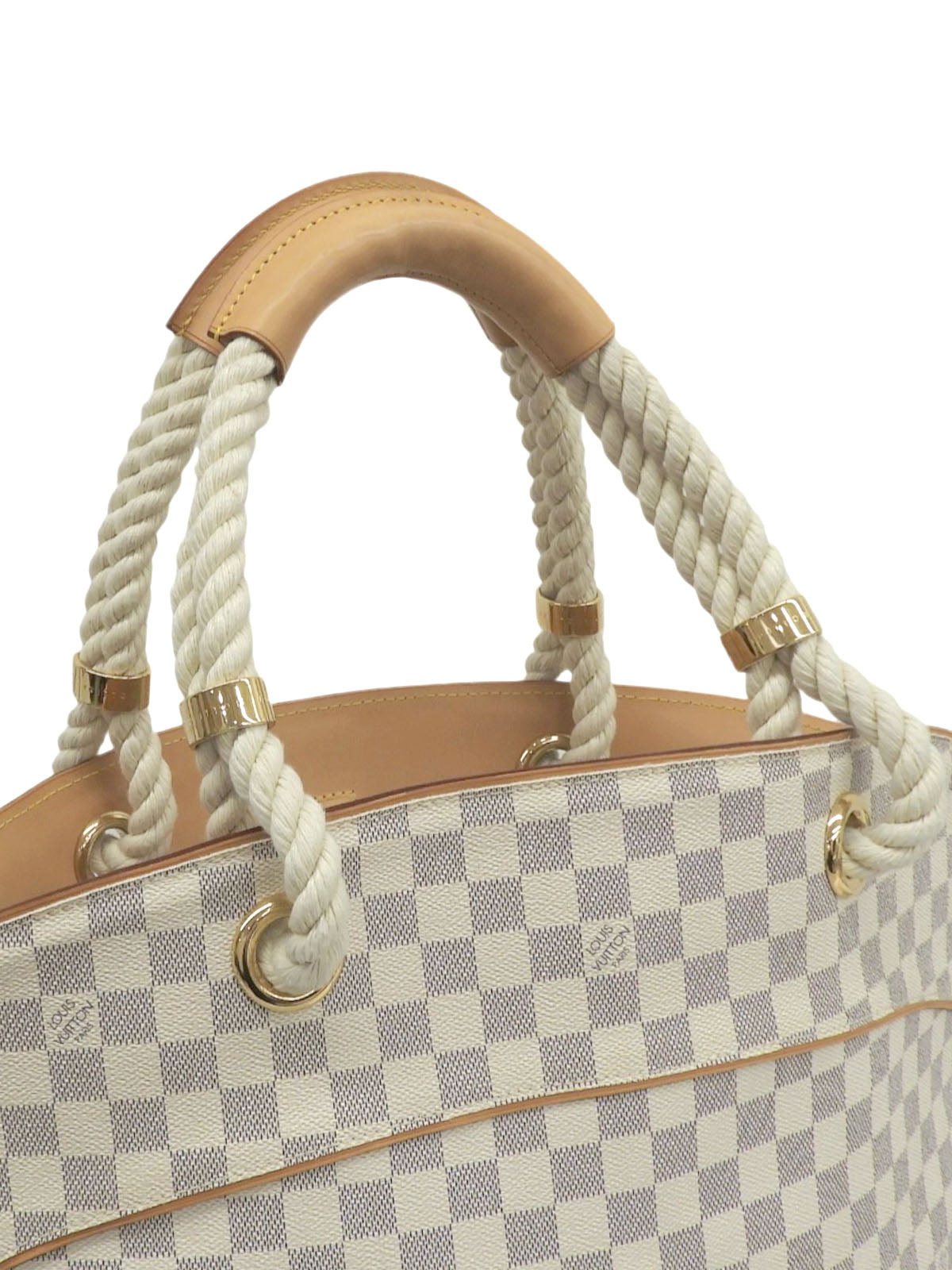 2006 Canvas Damier Popincourt PM Azur