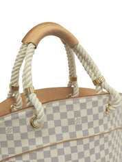 2006 Canvas Damier Popincourt PM Azur