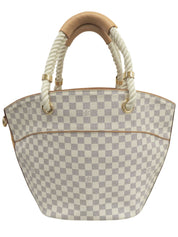 2006年製 キャンバスダミエポンブロンPM アズール