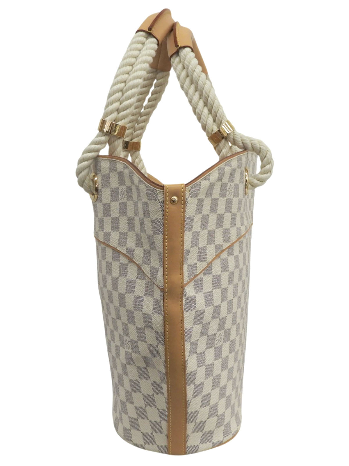 2006 Canvas Damier Popincourt PM Azur