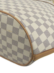 2006 Canvas Damier Popincourt PM Azur
