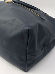 Logo Plate 2-Way Tote Bag, Black