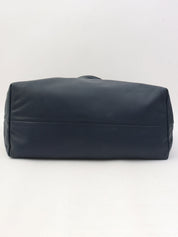 Logo Plate 2-Way Tote Bag, Black