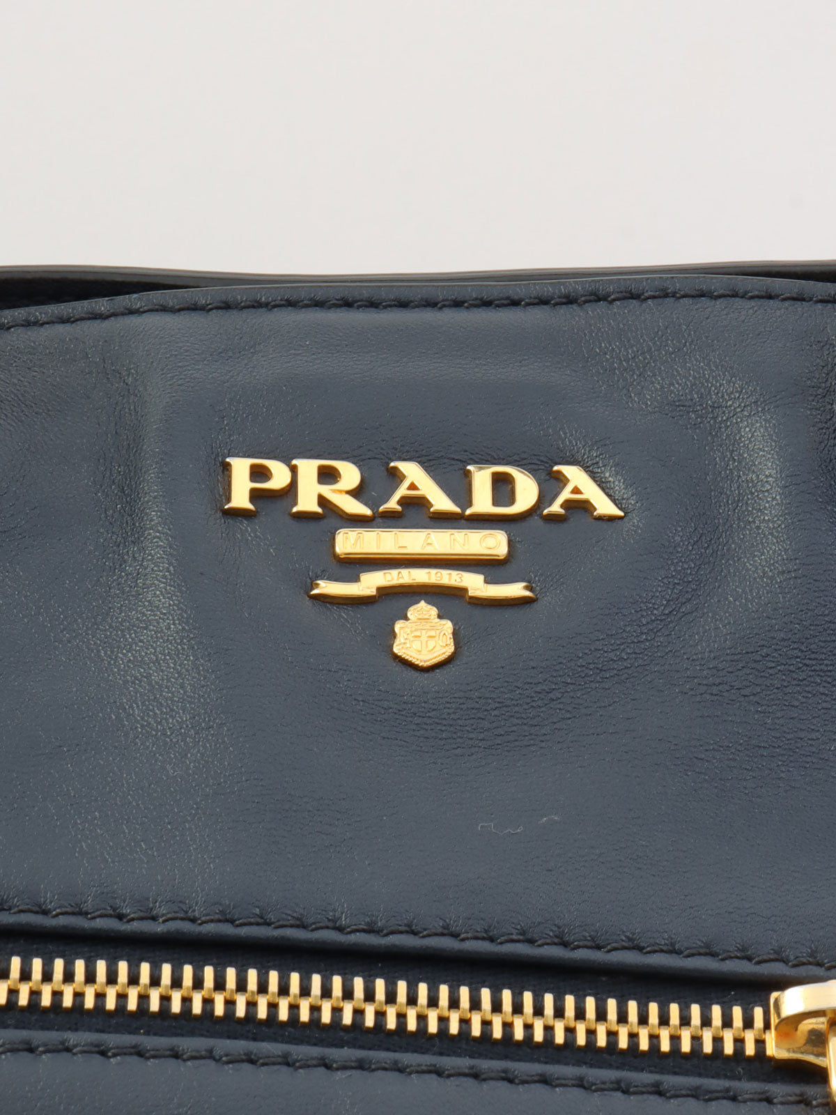 Logo Plate 2-Way Tote Bag, Black